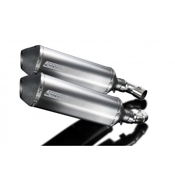 Delkevic slip-on kit X-Oval Titanium 343mm - Monster 796 (2011-2014)