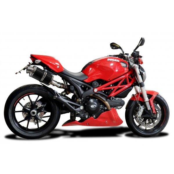 Delkevic slip-on kit Oval Carbon 225mm - Monster 796 (2011-2014)