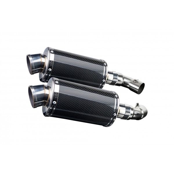 Delkevic slip-on kit Oval Carbon 225mm - Monster 796 (2011-2014)