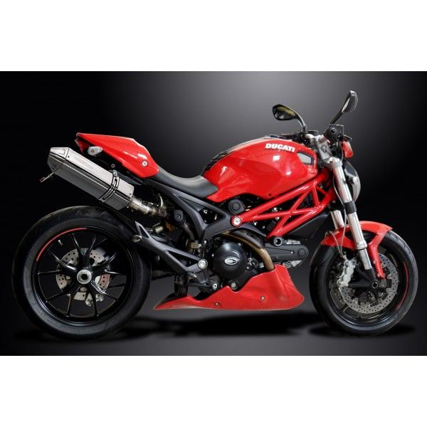 Delkevic slip-on kit Tri-Oval RVS 320mm - Monster 796 (2011-2014)