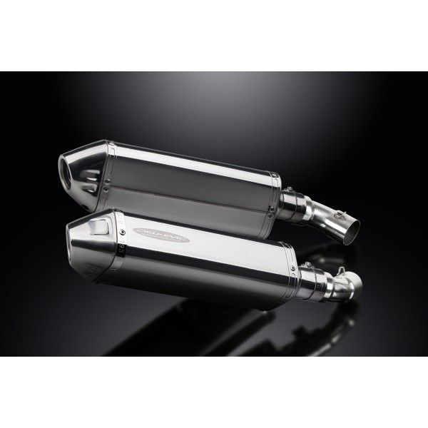 Delkevic slip-on kit Tri-Oval RVS 320mm - Monster 796 (2011-2014)