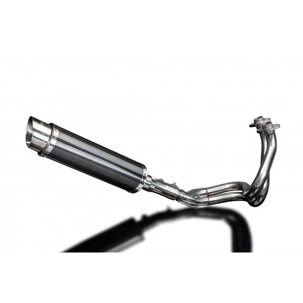 Delkevic volledig systeem Round Carbon 350mm - KLE650 VERSYS (2007-2014)