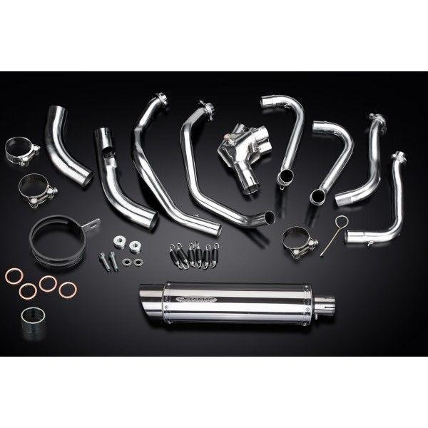 Delkevic volledig systeem Round RVS 350mm - VFR800F 14-19 VFR800X 15-18