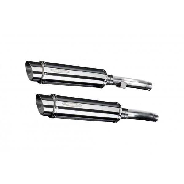 Delkevic slip-on kit Round RVS 350mm - Zephyr 1100 ZR1100B (1996-1997)