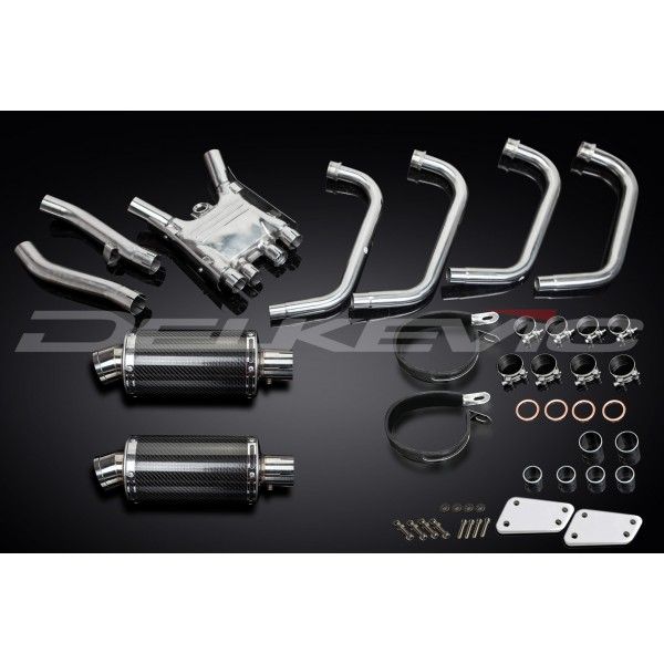 Delkevic volledig systeem Oval Carbon 225mm - XJR1200 (1995-1998)