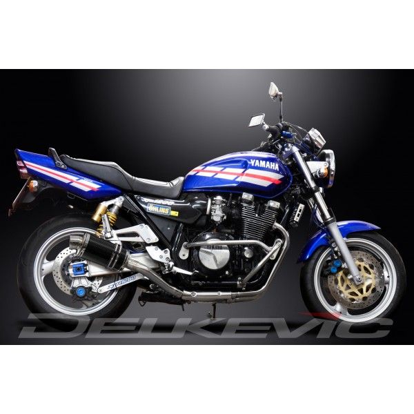 Delkevic volledig systeem Oval Carbon 225mm - XJR1200 (1995-1998)