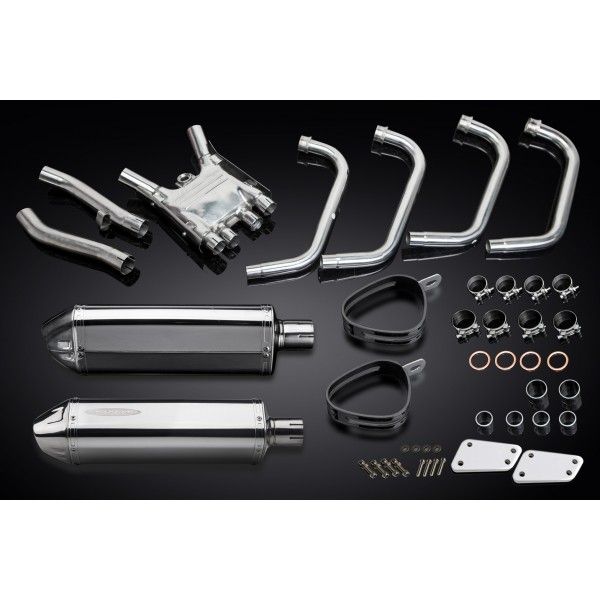 Delkevic volledig systeem Tri-Oval RVS 320mm - XJR1200 (1995-1998)