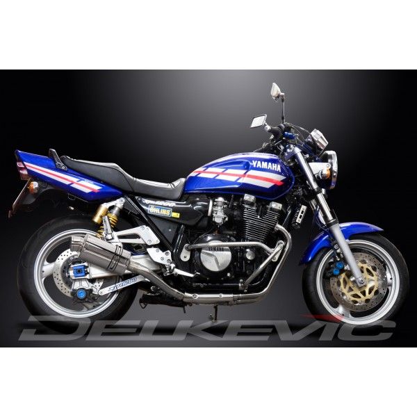 Delkevic volledig systeem Oval RVS 225mm - XJR1200 (1995-1998)
