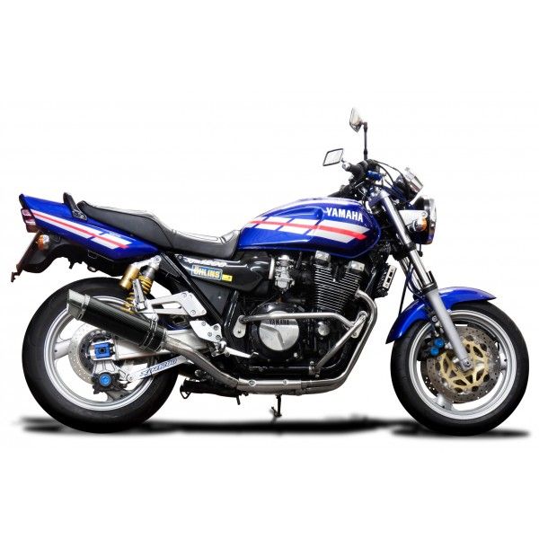 Delkevic volledig systeem Round Carbon 350mm - XJR1200 (1995-1998)