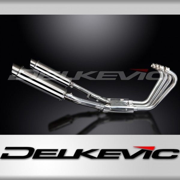 Delkevic volledig systeem Round RVS 350mm - XJR1200 (1995-1998)