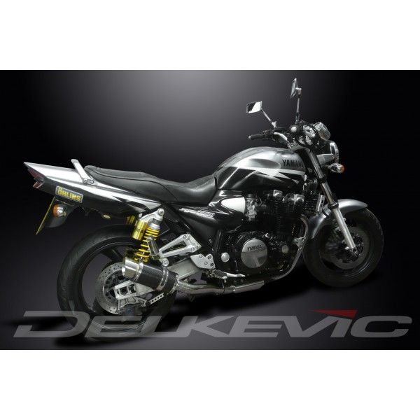 Delkevic slip-on kit Round Carbon 200mm - XJR1200 (1995-1998)