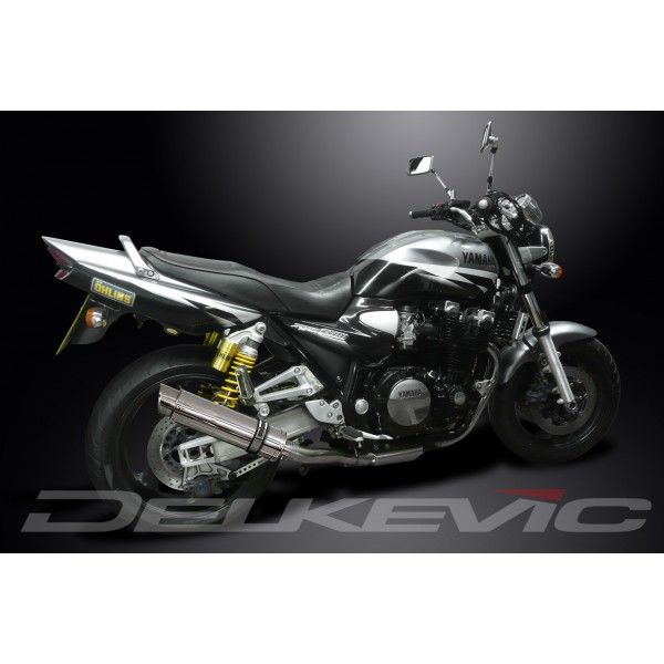 Delkevic slip-on kit Round RVS 350mm - XJR1200 (1995-1998)
