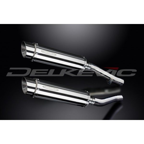 Delkevic slip-on kit Round RVS 350mm - XJR1200 (1995-1998)
