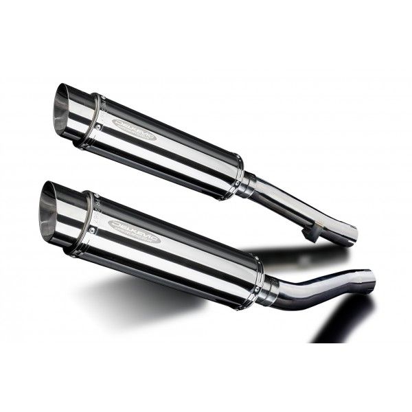 Delkevic slip-on kit Round RVS 350mm - XJR1200 (1995-1998)