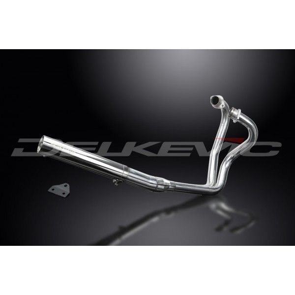 Delkevic volledig systeem Short Straight RVS 350mm - XS650B/SE (1978-1985)