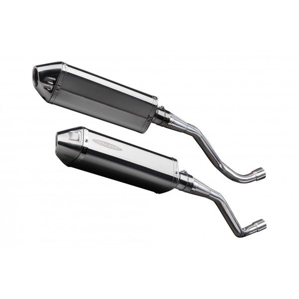 Delkevic slip-on kit Tri-Oval RVS 320mm - XT660X Supermoto (2004-2016)