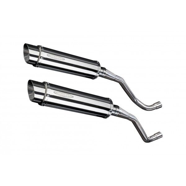 Delkevic slip-on kit Round RVS 350mm - XT660X Supermoto (2004-2016)