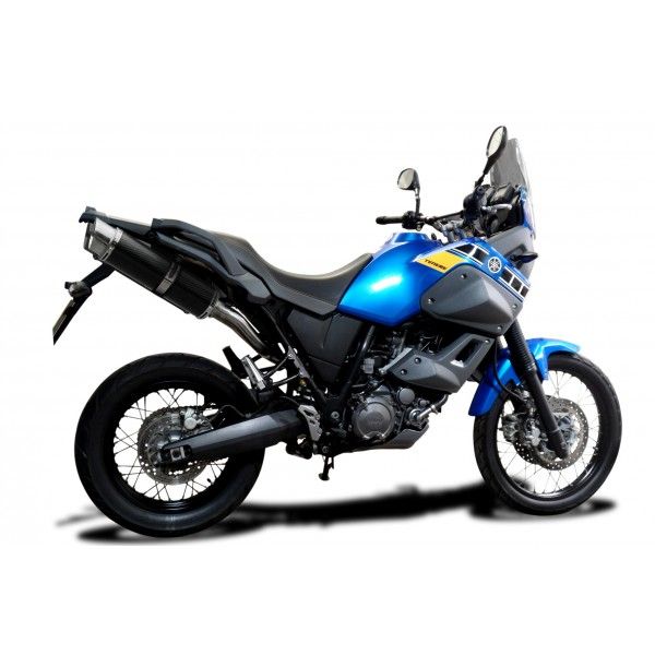 Delkevic slip-on kit Round Carbon 350mm - XT660Z TENERE (2008-2016)