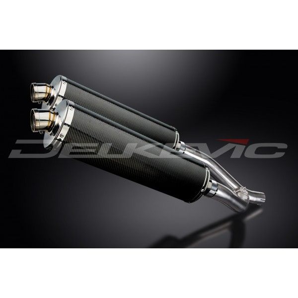 Delkevic slip-on kit Oval Carbon 450mm - XT660Z TENERE (2008-2016)