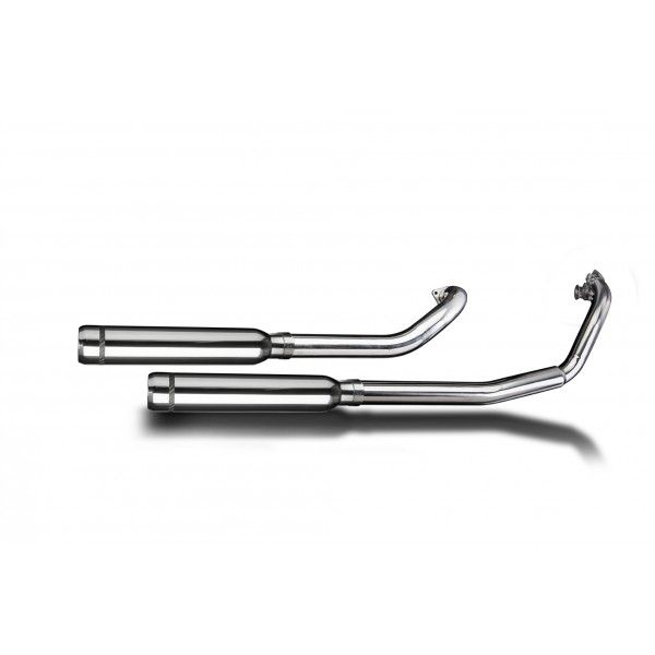 Delkevic volledig systeem Round RVS 410mm - XVS650 DragStar (2004-2016)