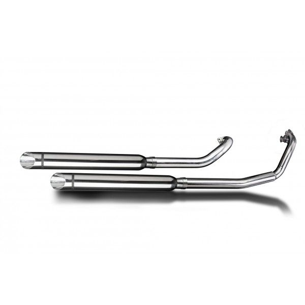 Delkevic volledig systeem Round RVS 550mm - XVS650 DragStar (2004-2016)