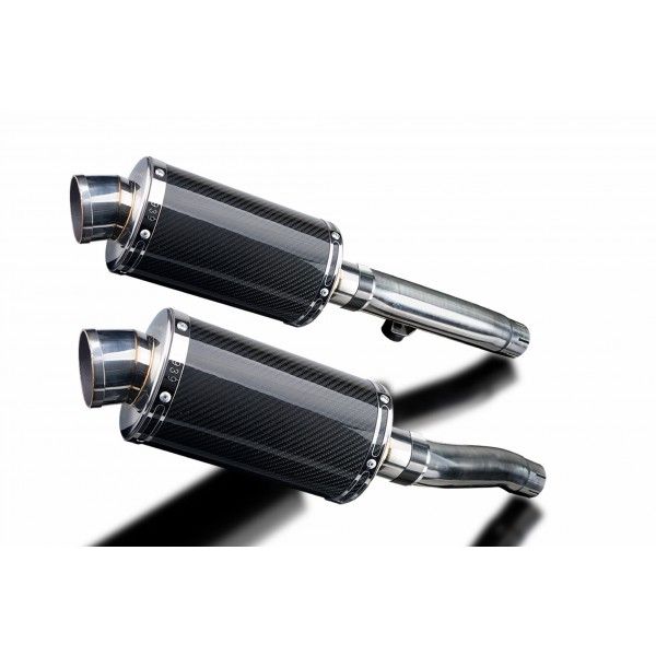 Delkevic slip-on kit Oval Carbon 225mm - Trident Sprint 900 (1994-1997)