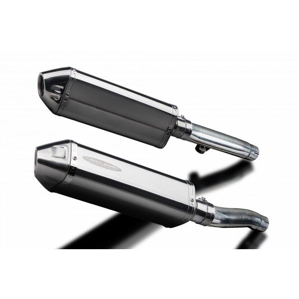 Delkevic slip-on kit Tri-Oval RVS 320mm - Trident Sprint 900 (1994-1997)