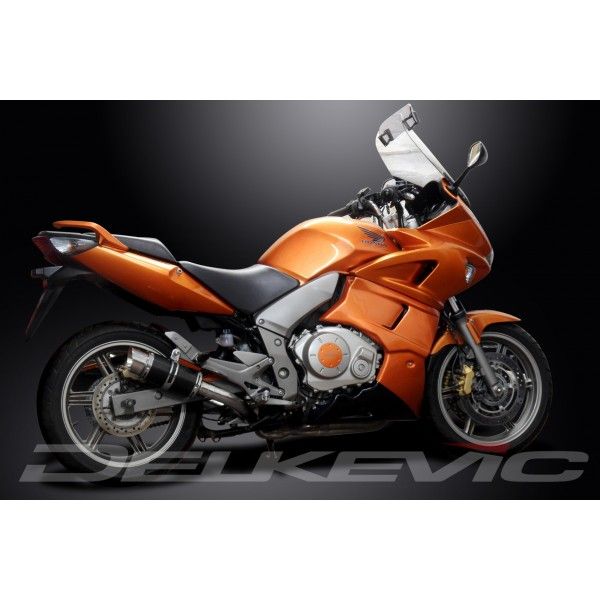 Delkevic slip-on kit Round Carbon 200mm - CBF1000 (2006-2011)