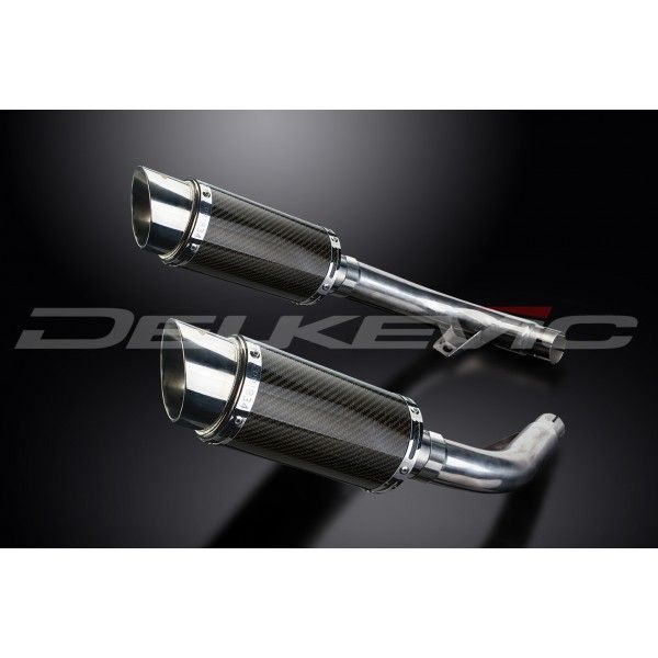Delkevic slip-on kit Round Carbon 200mm - CBF1000 (2006-2011)