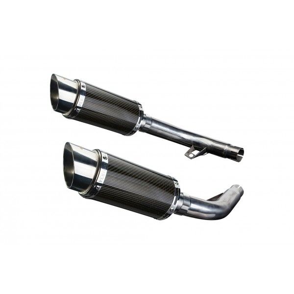 Delkevic slip-on kit Round Carbon 200mm - CBF1000 (2006-2011)