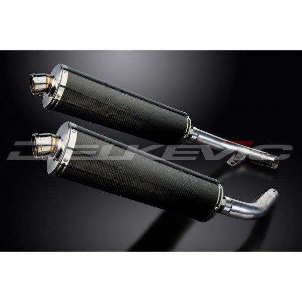 Delkevic slip-on kit Oval Carbon 450mm - CBF1000 (2006-2011)