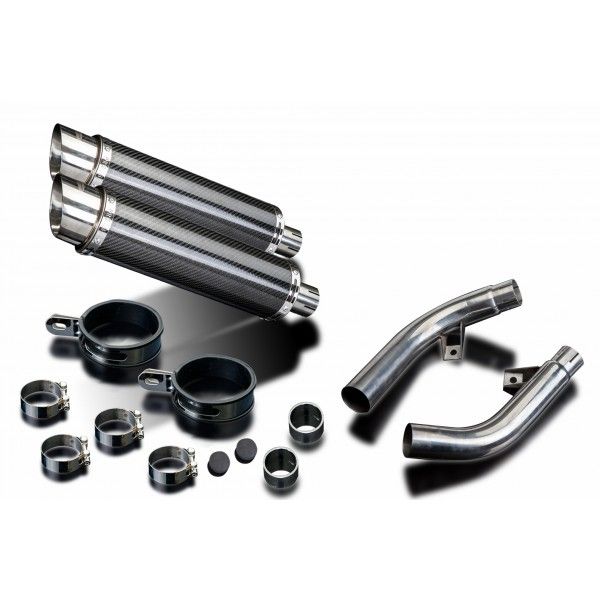 Delkevic slip-on kit Round Carbon 350mm - CBF1000 (2006-2011)
