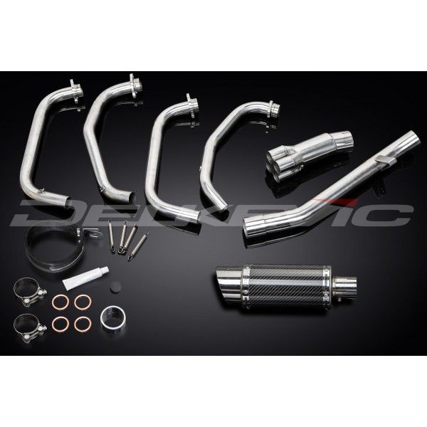 Delkevic volledig systeem Round Carbon 200mm - GSX750F SPORTS (1998-2006)
