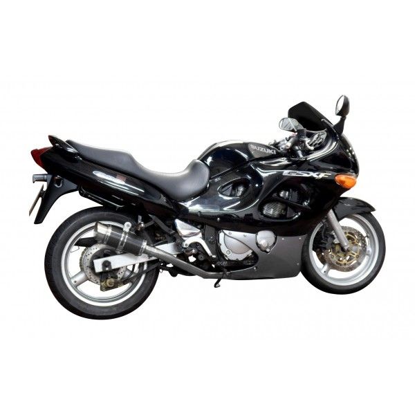 Delkevic volledig systeem Round Carbon 200mm - GSX750F SPORTS (1998-2006)