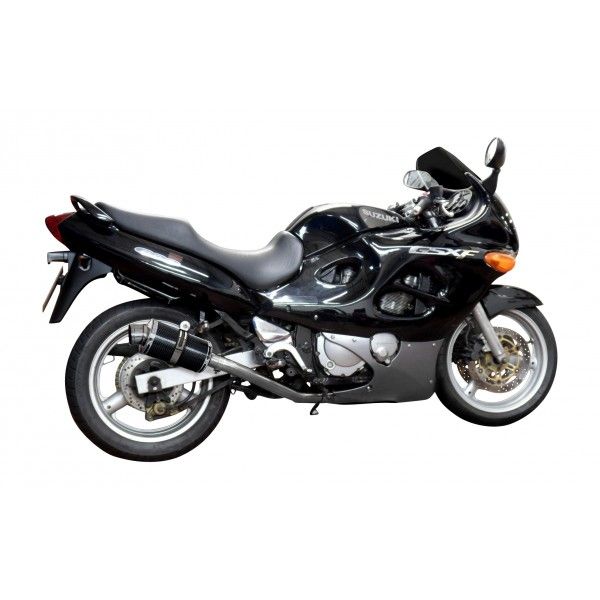 Delkevic volledig systeem Oval Carbon 225mm - GSX750F SPORTS (1998-2006)