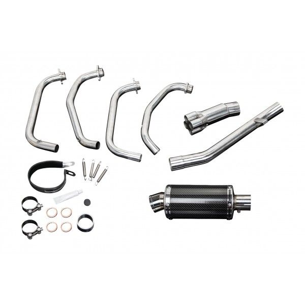 Delkevic volledig systeem Oval Carbon 225mm - GSX750F SPORTS (1998-2006)