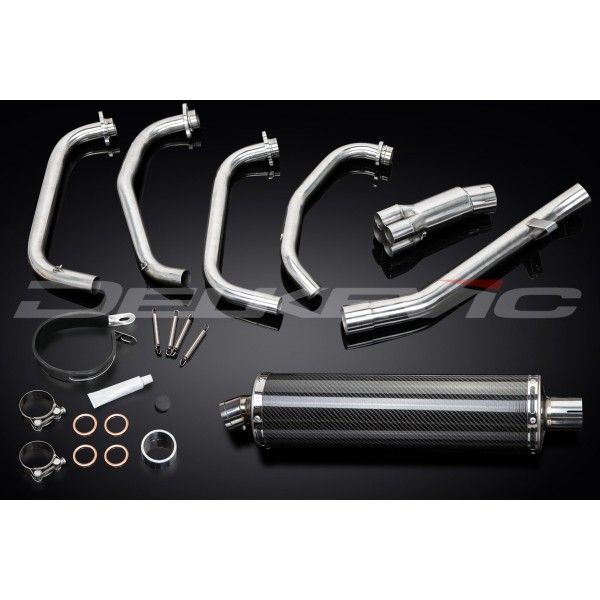 Delkevic volledig systeem Oval Carbon 450mm - GSX750F SPORTS (1998-2006)