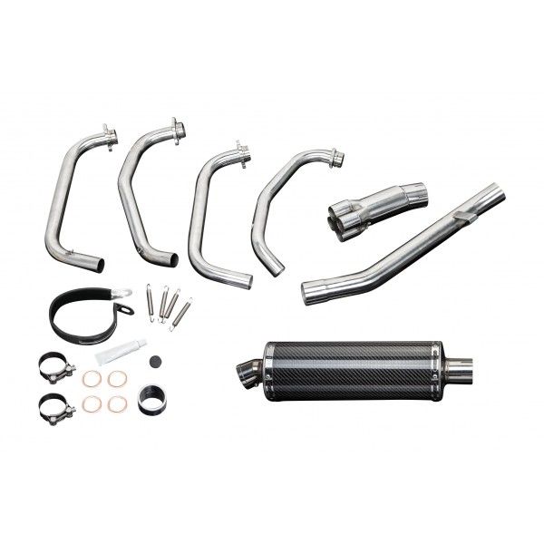 Delkevic volledig systeem Oval Carbon 350mm - GSX750F SPORTS (1998-2006)