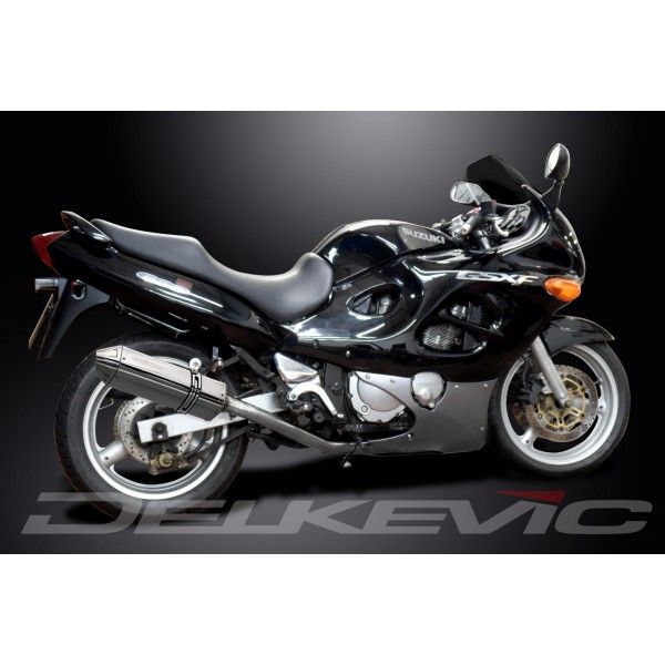 Delkevic volledig systeem Tri-Oval RVS 320mm - GSX750F SPORTS (1998-2006)