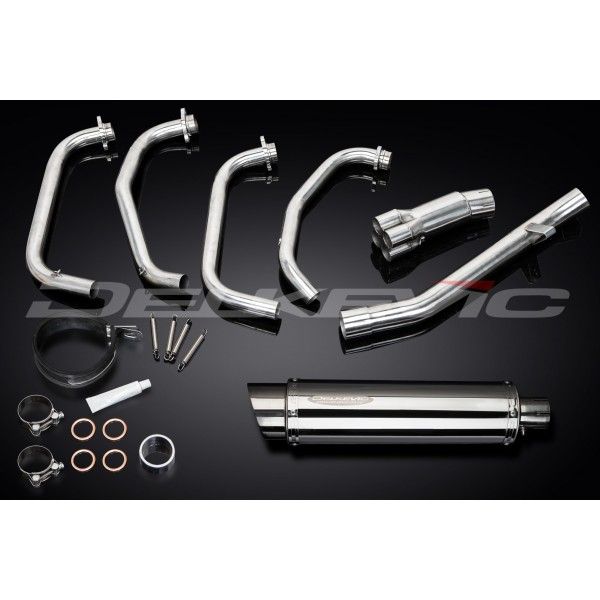 Delkevic volledig systeem Round RVS 350mm - GSX750F SPORTS (1998-2006)