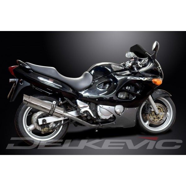 Delkevic volledig systeem Round RVS 350mm - GSX750F SPORTS (1998-2006)