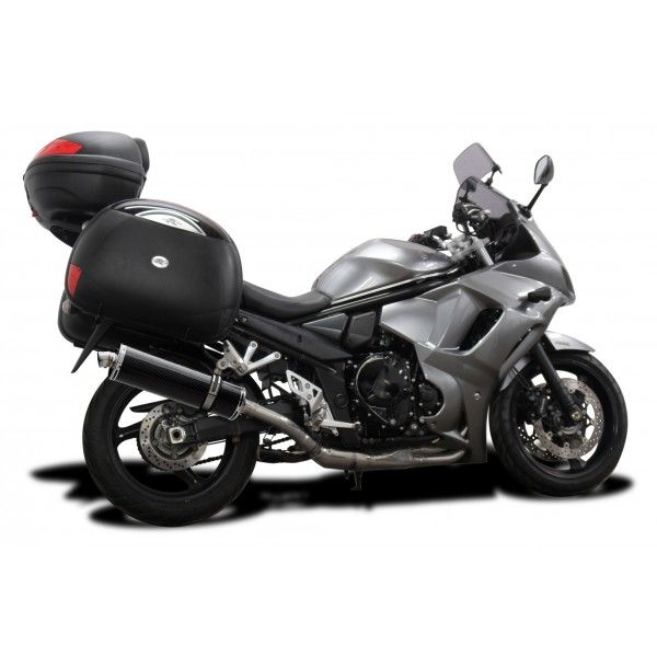 Delkevic volledig systeem Oval Carbon 450mm - GSX1250FA (2010-2016)