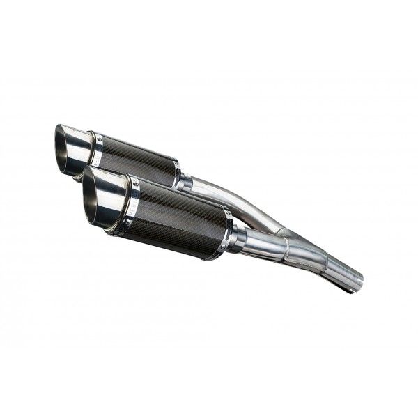 Delkevic slip-on kit Round Carbon 200mm - GSX1300 B KING (2008-2012)