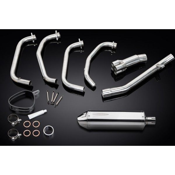 Delkevic volledig systeem Tri-Oval RVS 320mm - GSX600F (1997-2006)