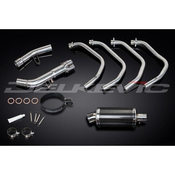 Delkevic volledig systeem Oval Carbon 225mm - GSX650F (2007-2016)