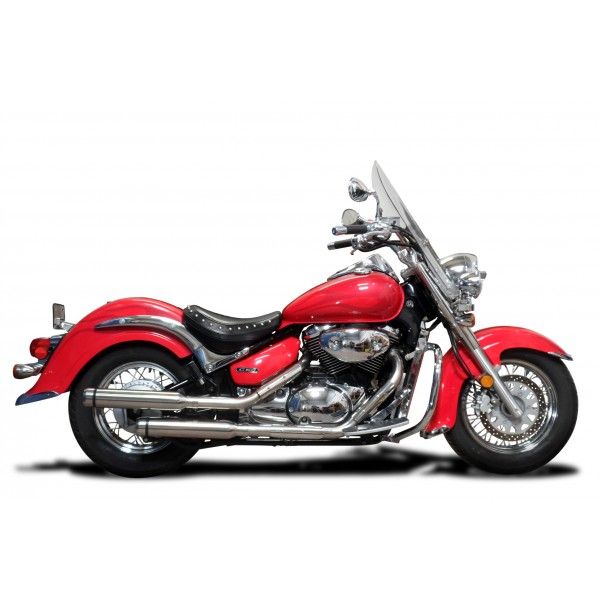 Delkevic volledig systeem Round RVS 410mm - VL800 Intruder Volusia (2001-2016)