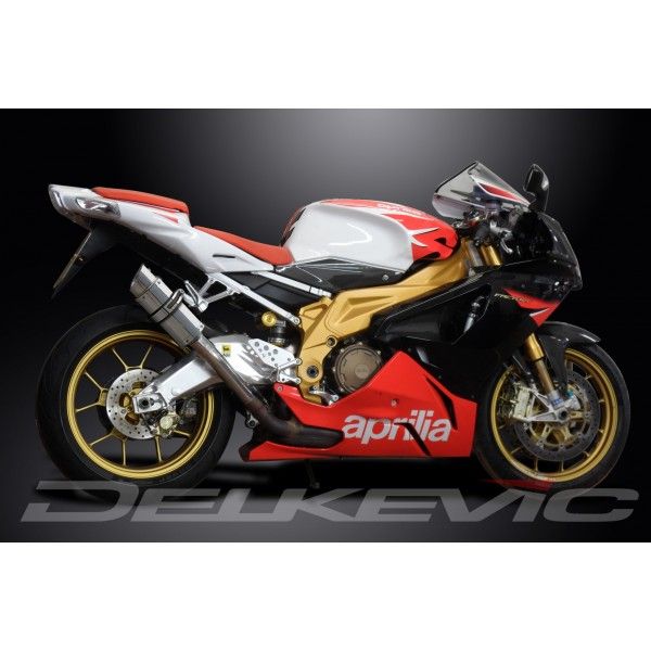 Delkevic slip-on kit Round RVS 200mm - RSV 1000 R/FACTORY (2004-2010)