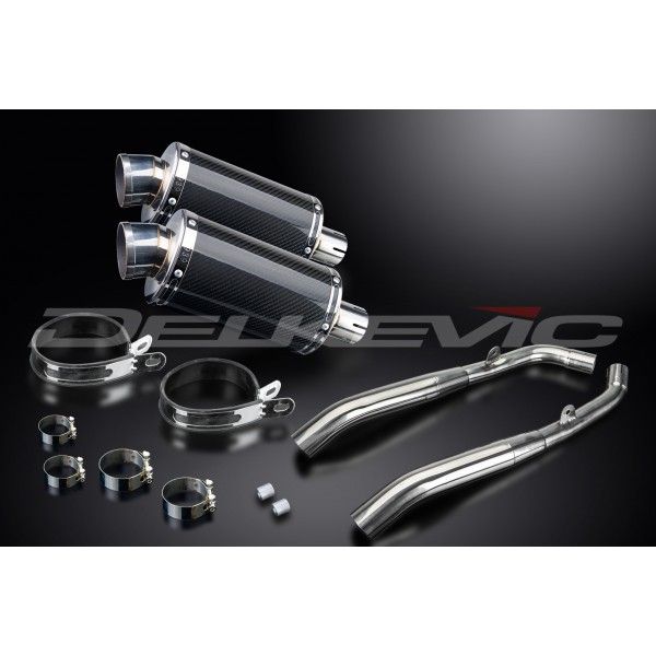 Delkevic slip-on kit Oval Carbon 225mm - XL1000V Varadero (1999-2014)