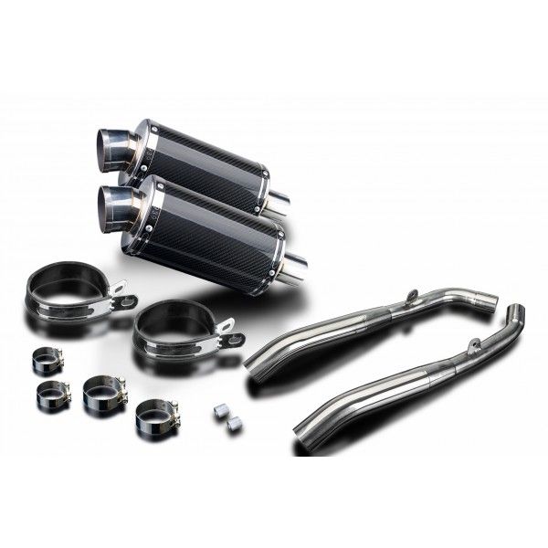 Delkevic slip-on kit Oval Carbon 225mm - XL1000V Varadero (1999-2014)