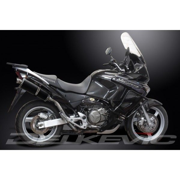 Delkevic slip-on kit Oval Carbon 350mm - XL1000V Varadero (1999-2014)